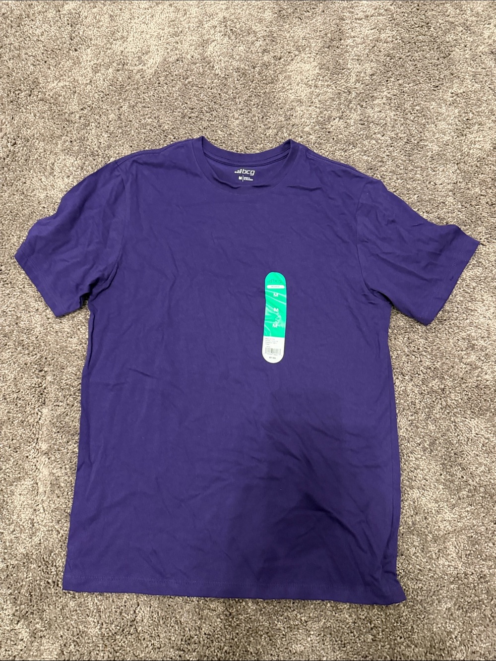 bcg Men's Crew Neck T-Shirt in Purple